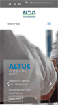 Mobile Screenshot of altusformulation.com