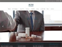 Tablet Screenshot of altusformulation.com